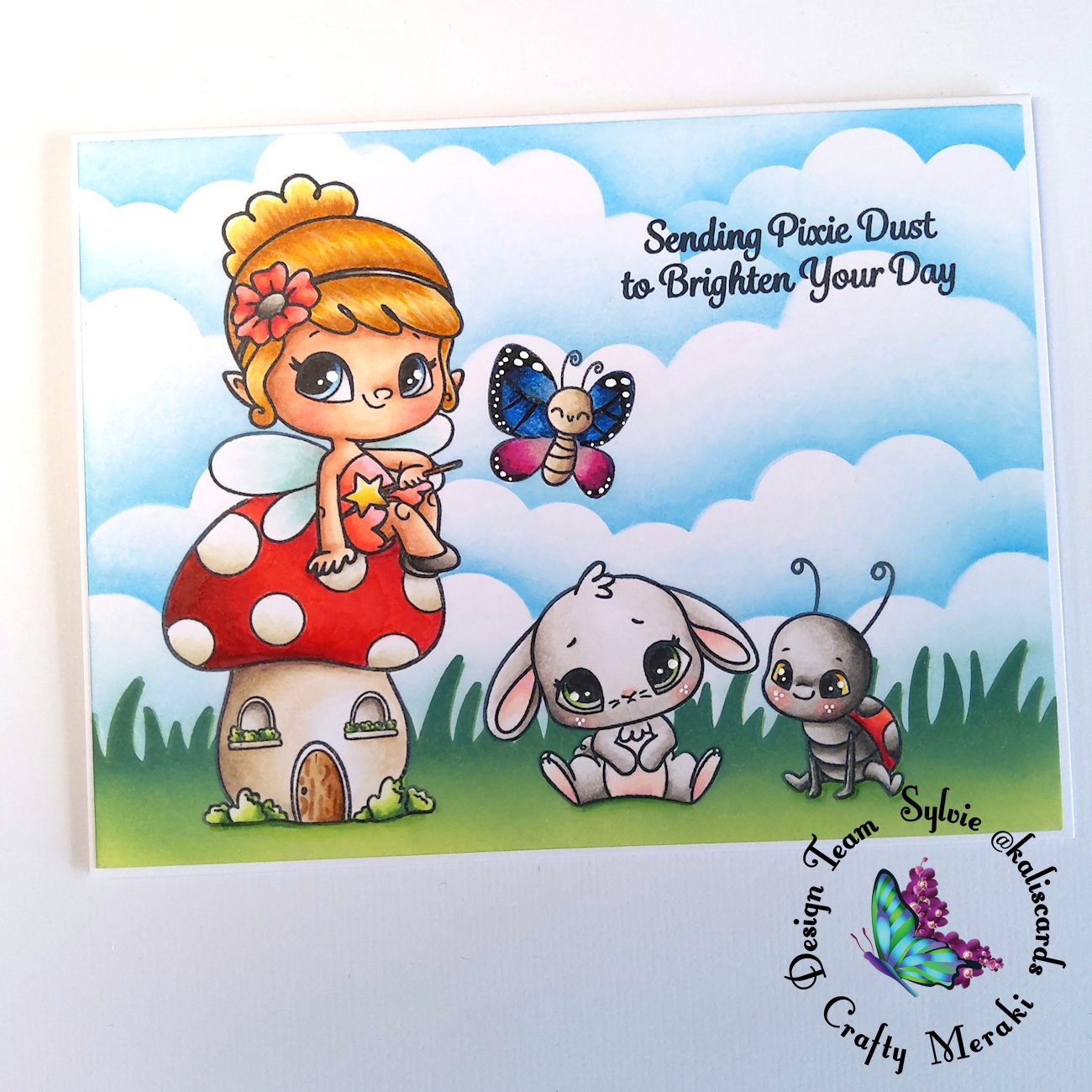 Sending pixie dust by Sylvie @kaliscards