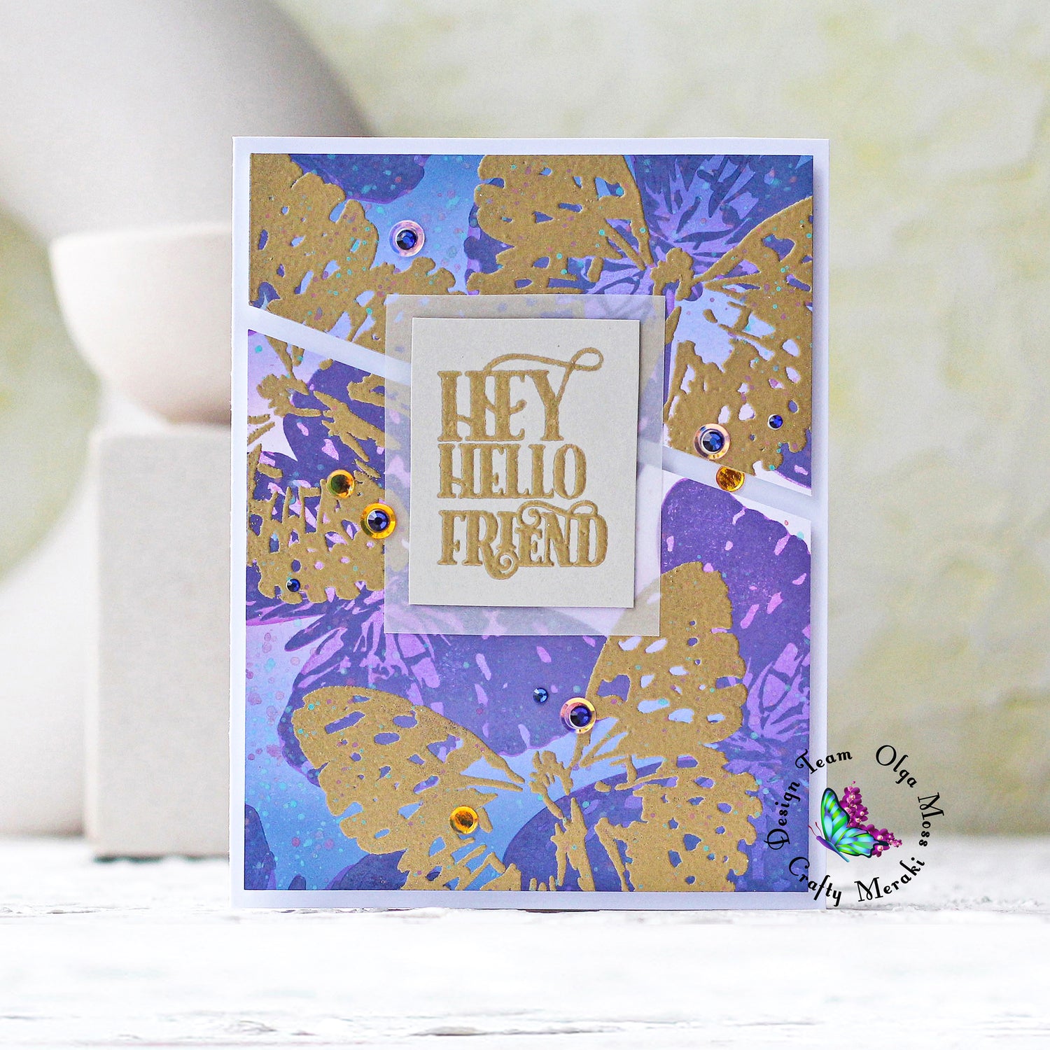 Hello card from Olga