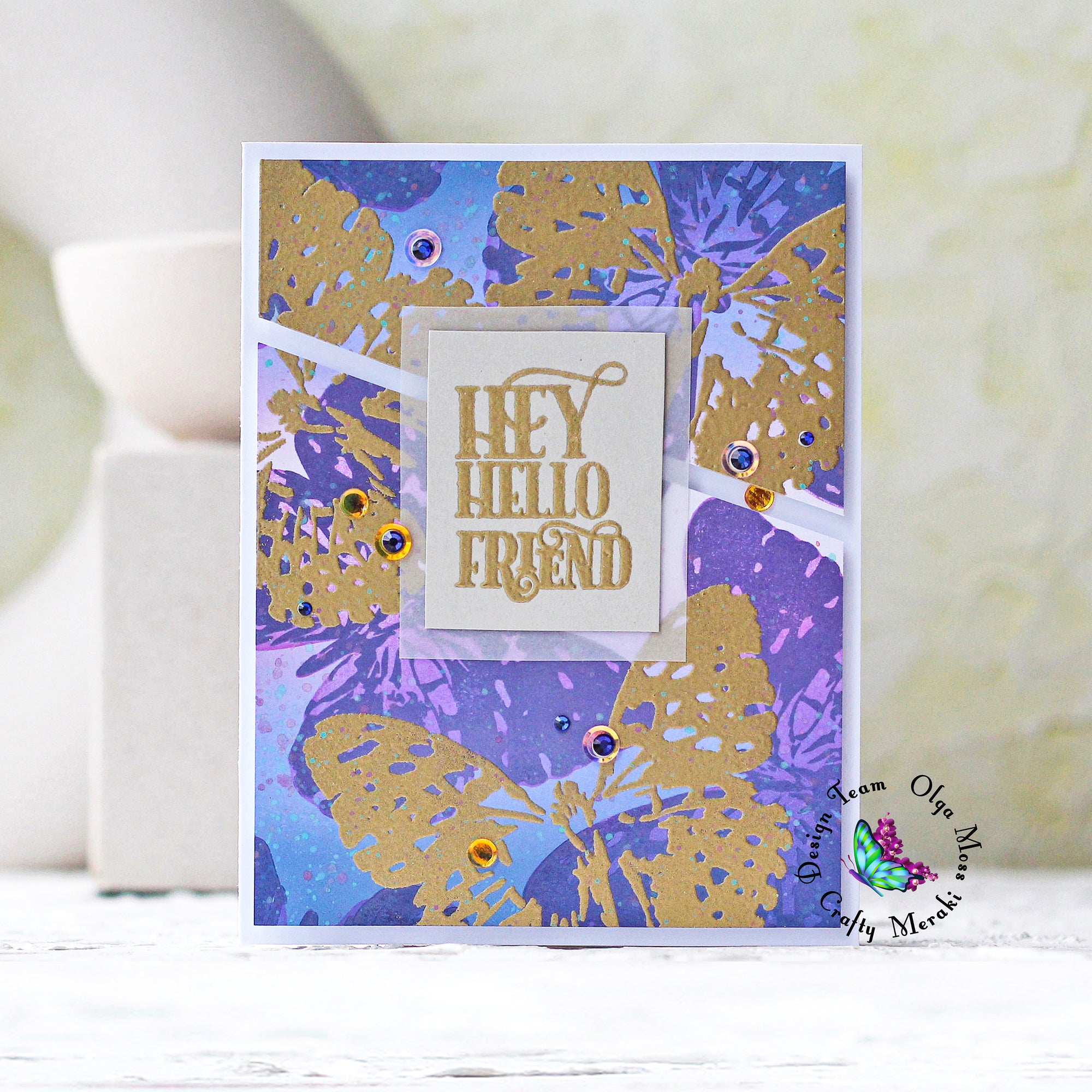 Hello card from Olga