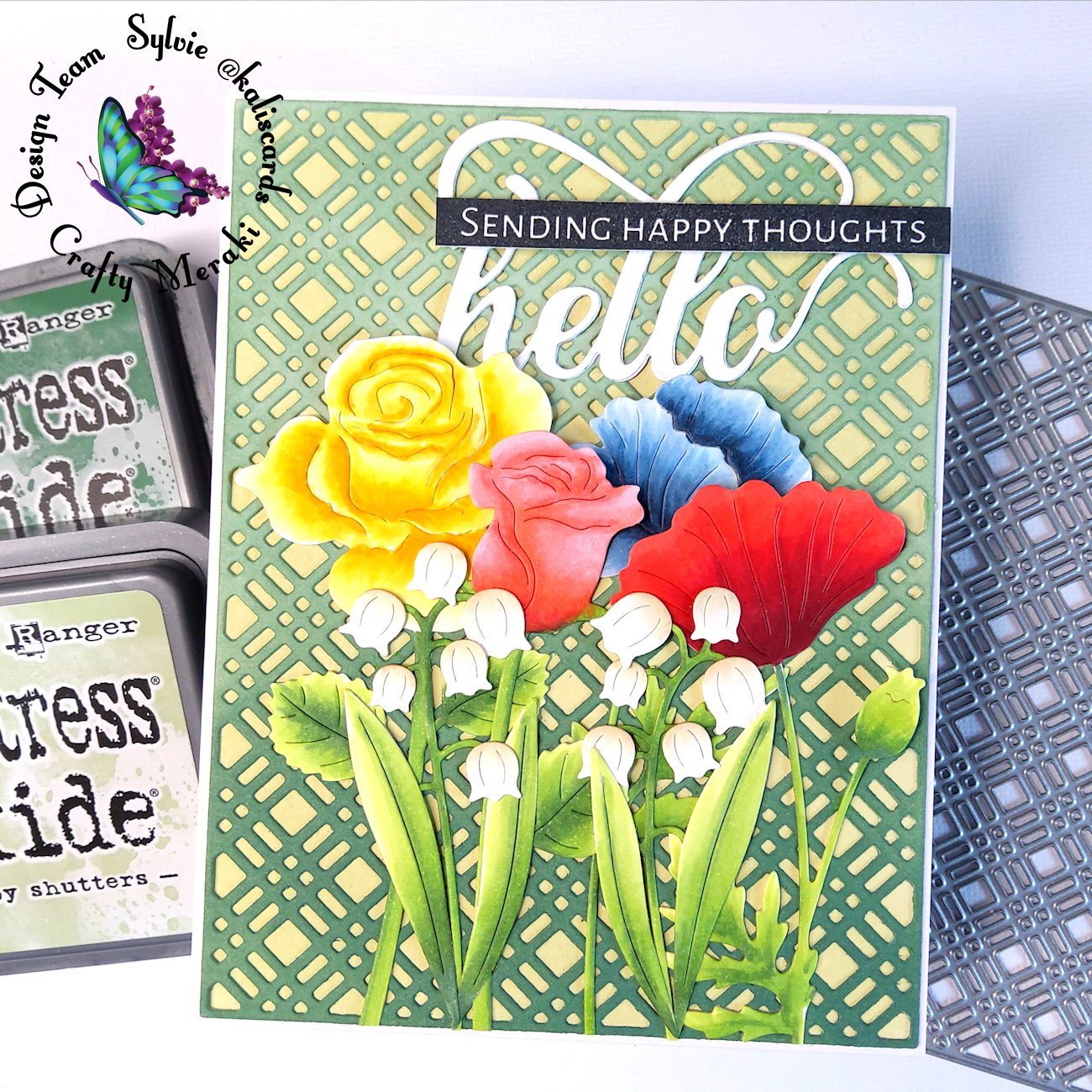 Sending happy thoughts by Sylvie @Kaliscards