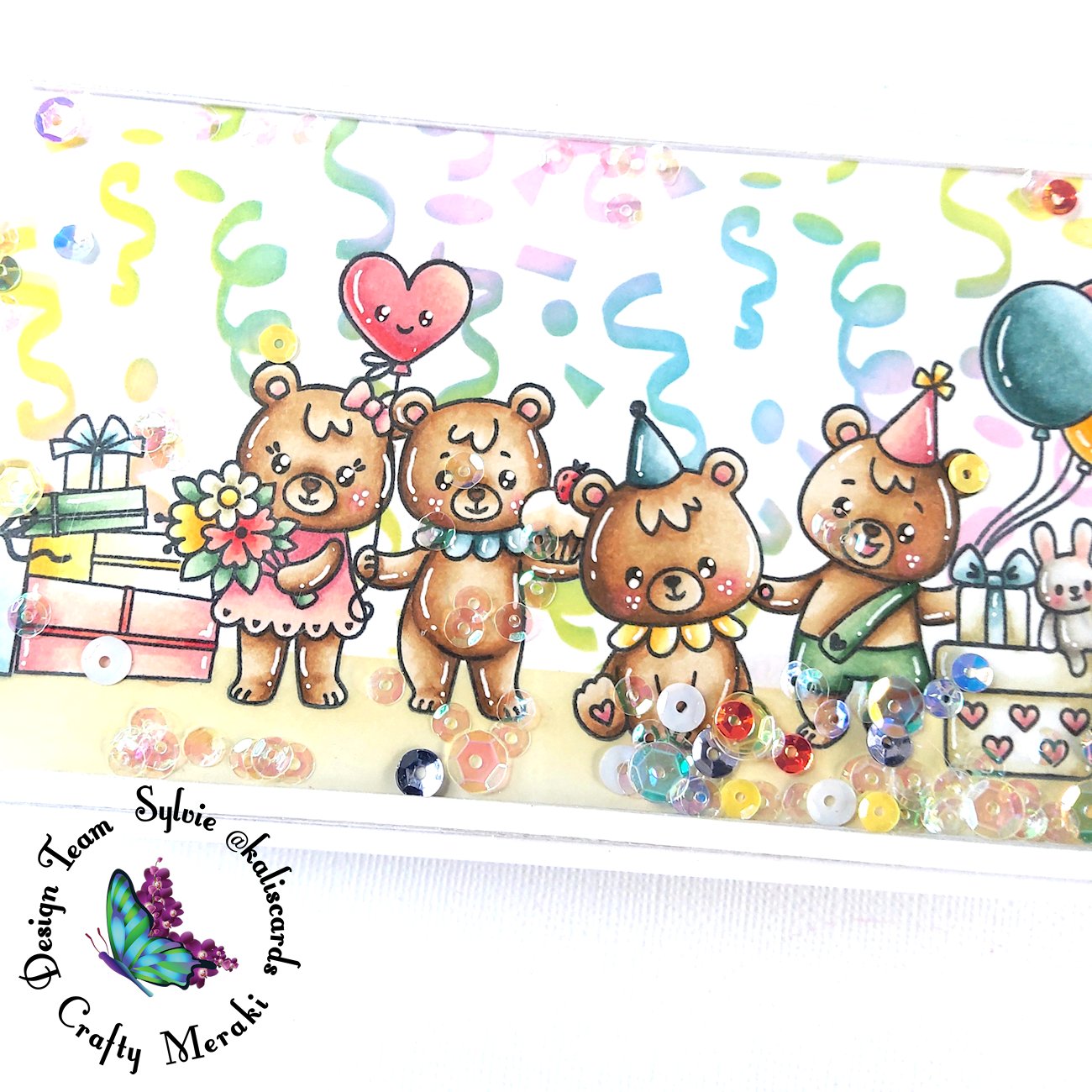 Bear hugs by Sylvie @Kaliscards