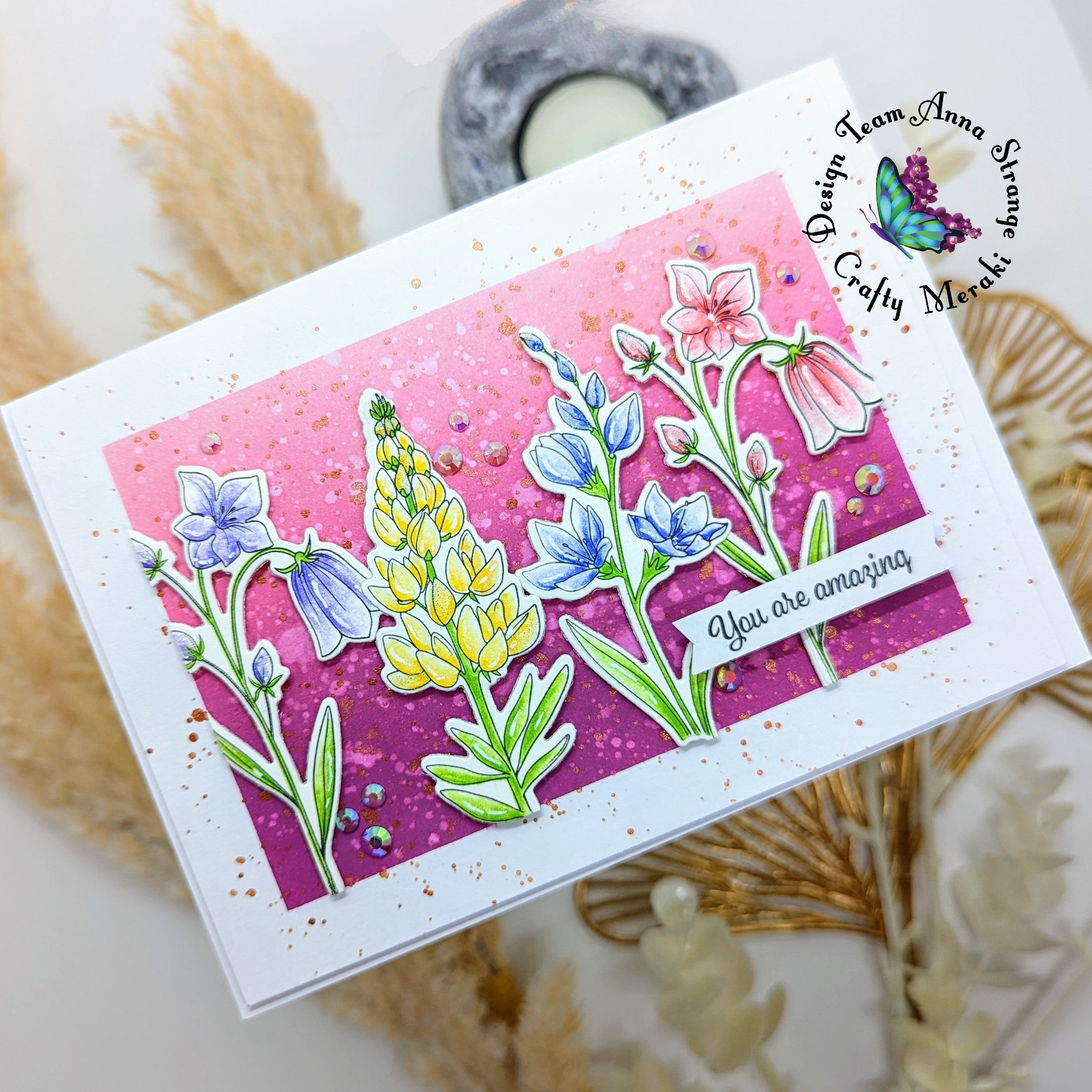 You are amazing card by Anna