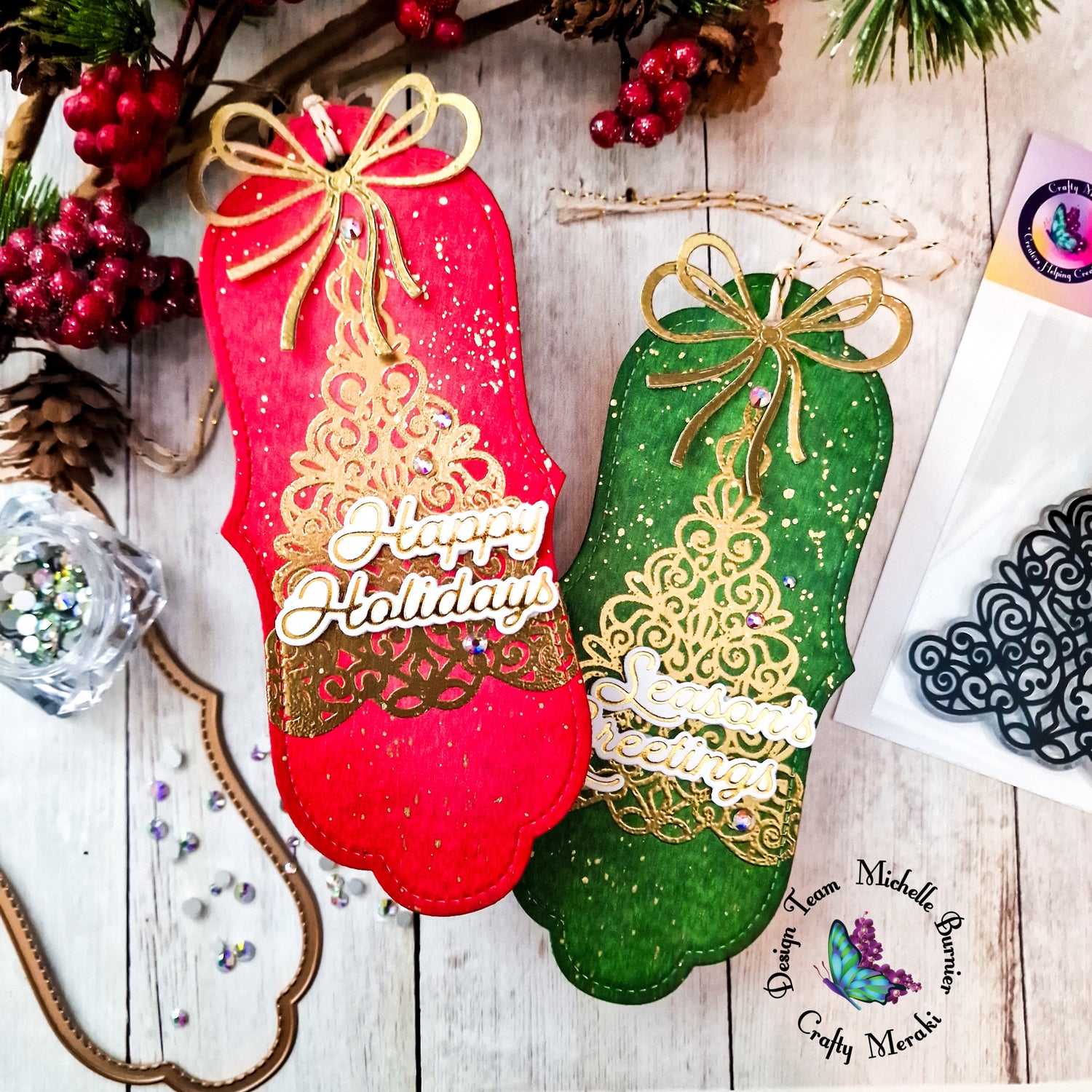 Simple and Elegant Christmas Tags