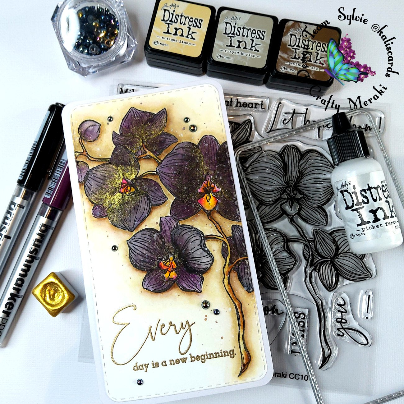 Every day is a new beginning by Sylvie @Kaliscards