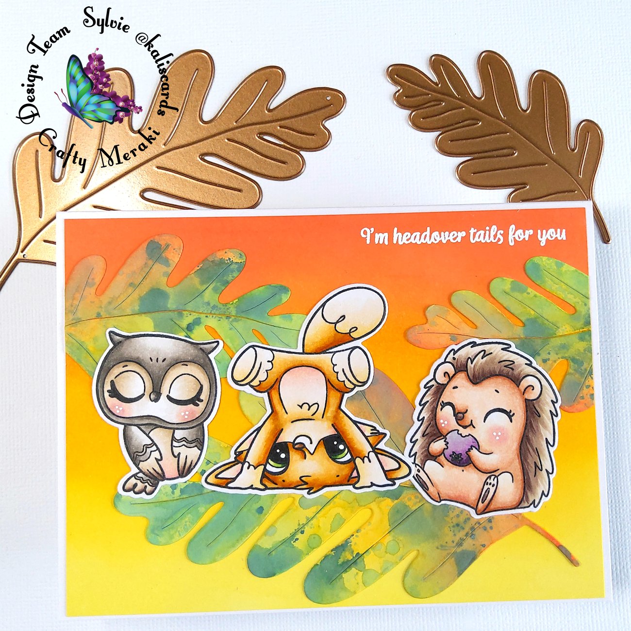 Head-over tails for you by Sylvie @Kaliscards