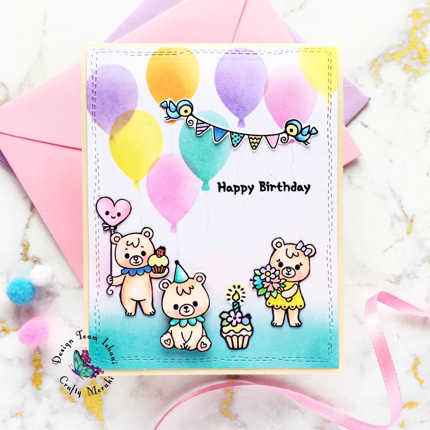Birthday Bears by Ishani