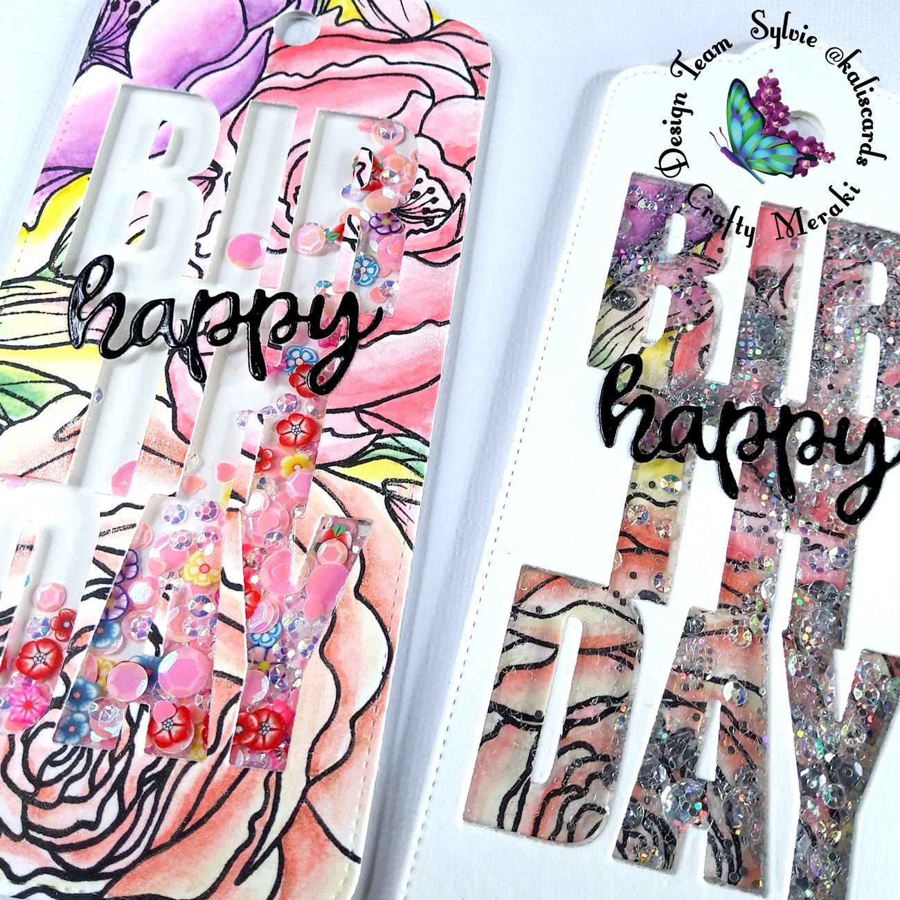 Monet Tags by Sylvie @Kaliscards