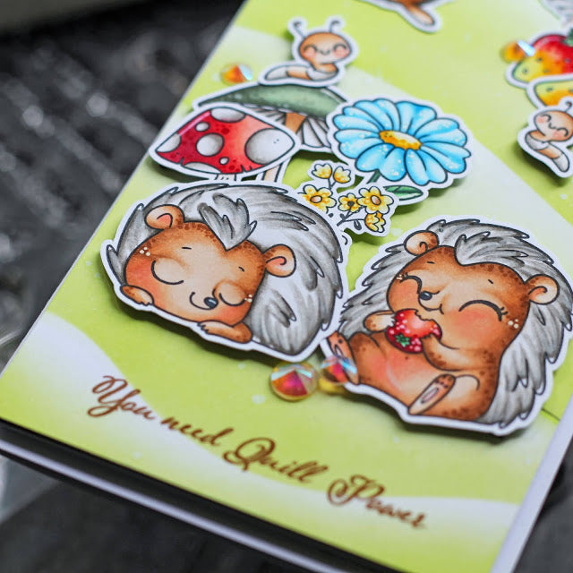 Quill power (Interactive card) by Olga