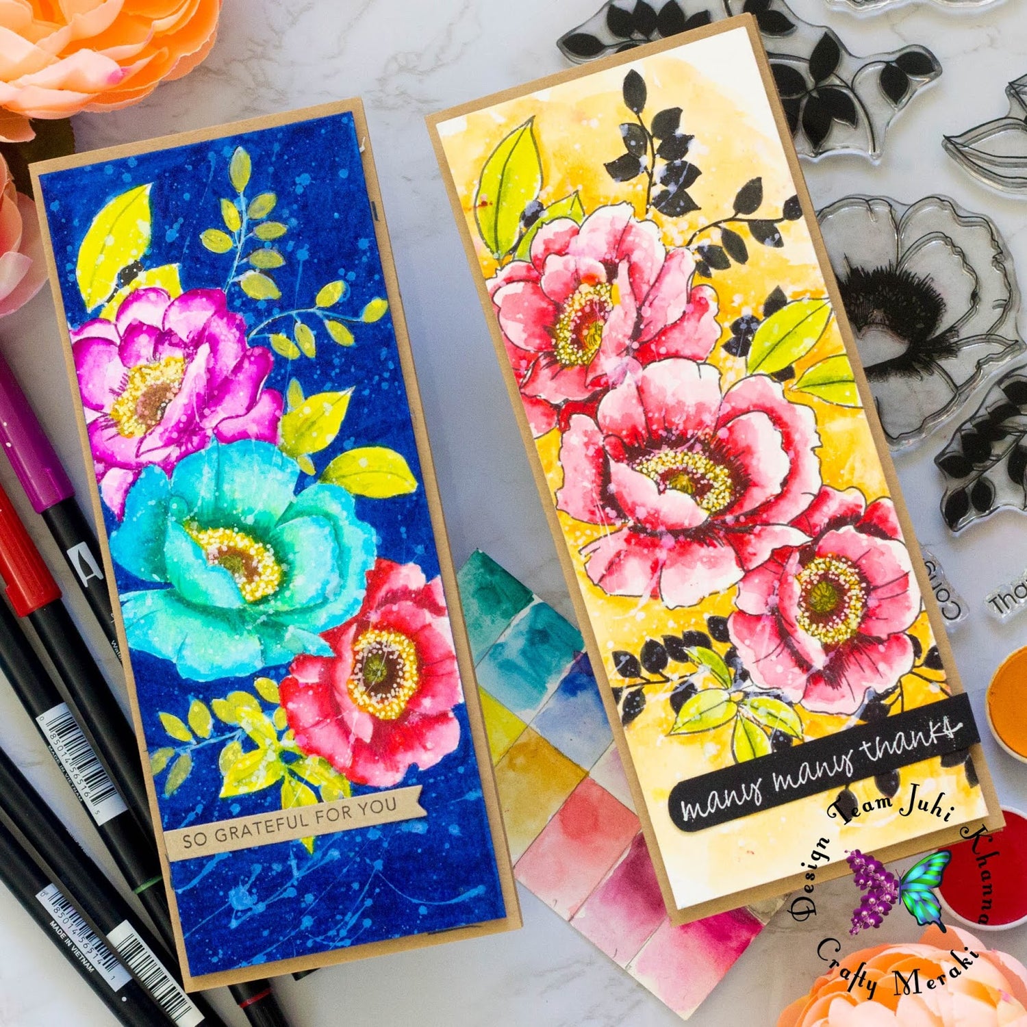 Watercolor and Wallpaper magic with Juhi