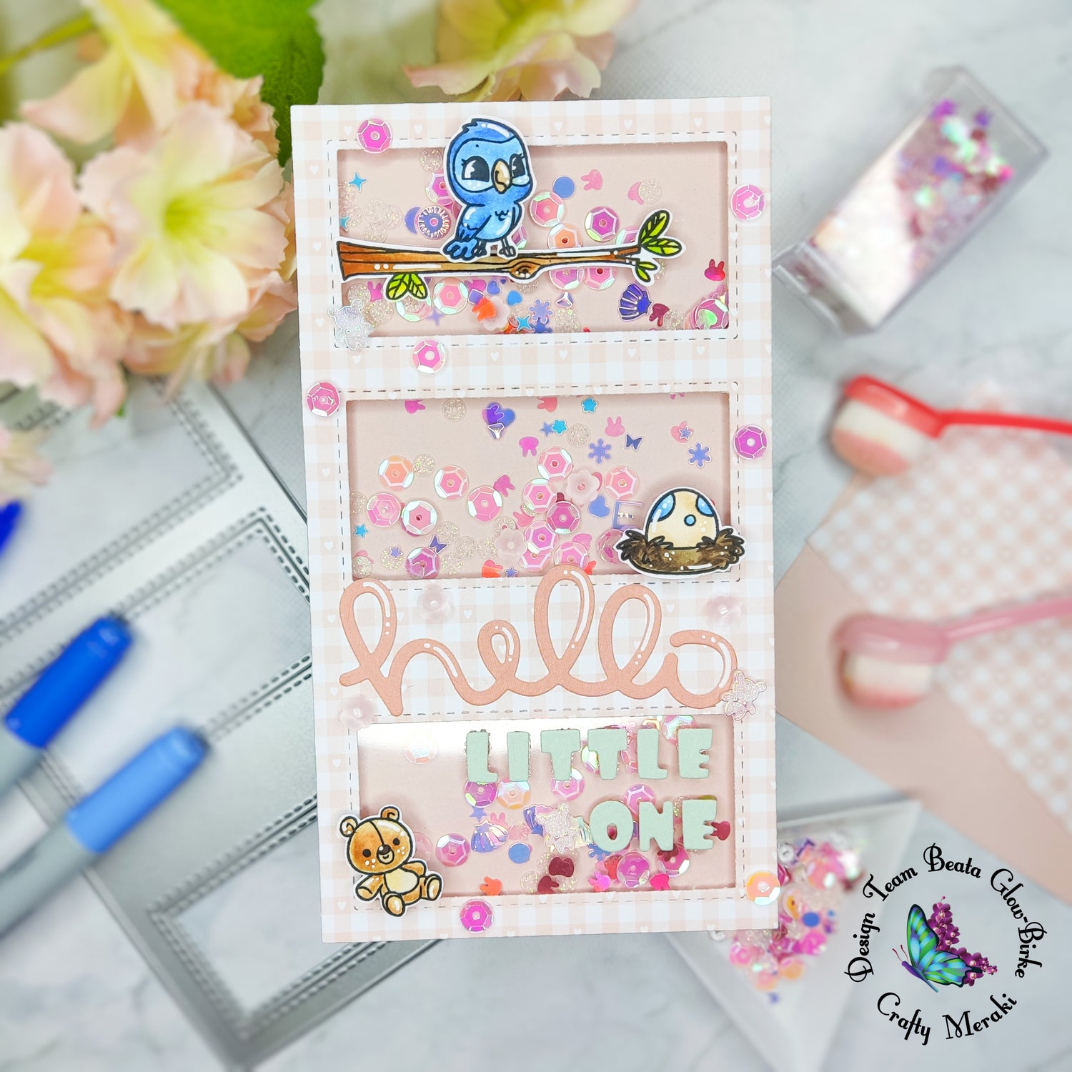 Shaker card for Little One