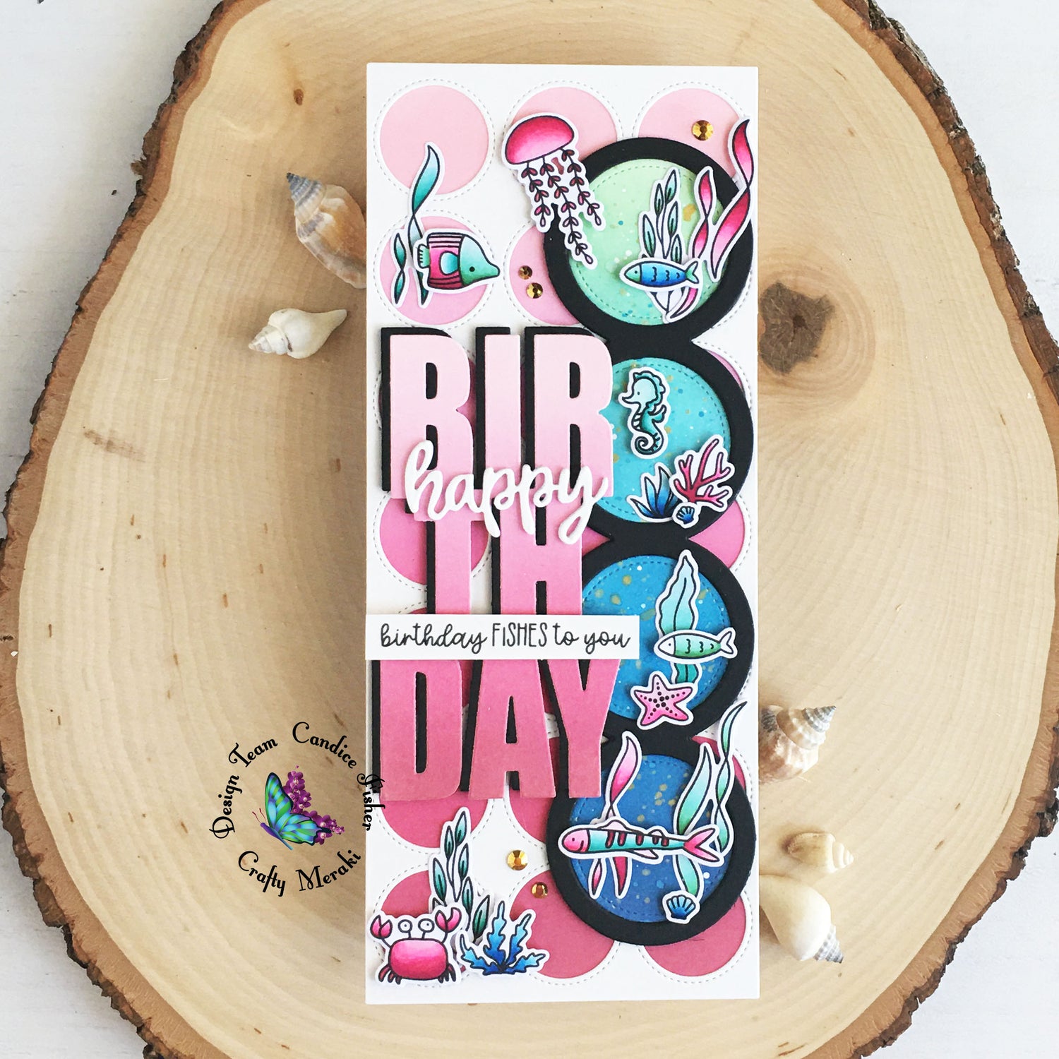 Fun Birthday Slimline card with Candice