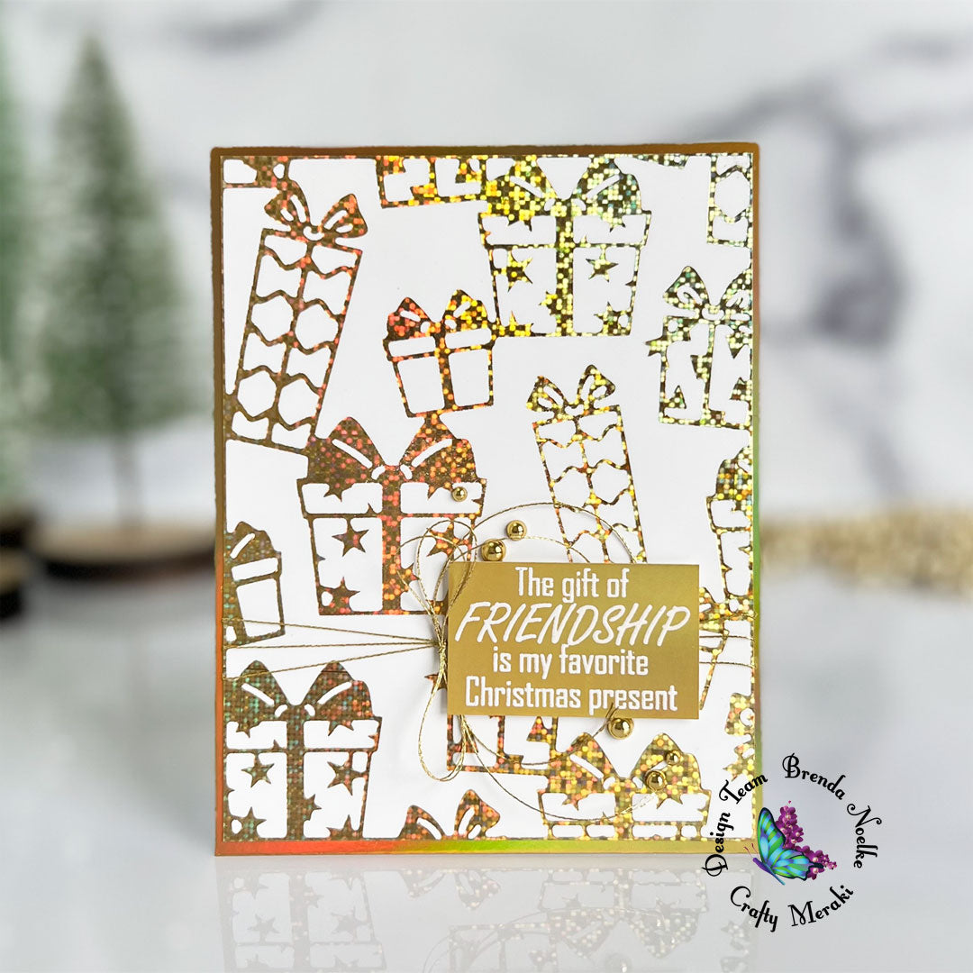 Friendship Christmas Card by Brenda