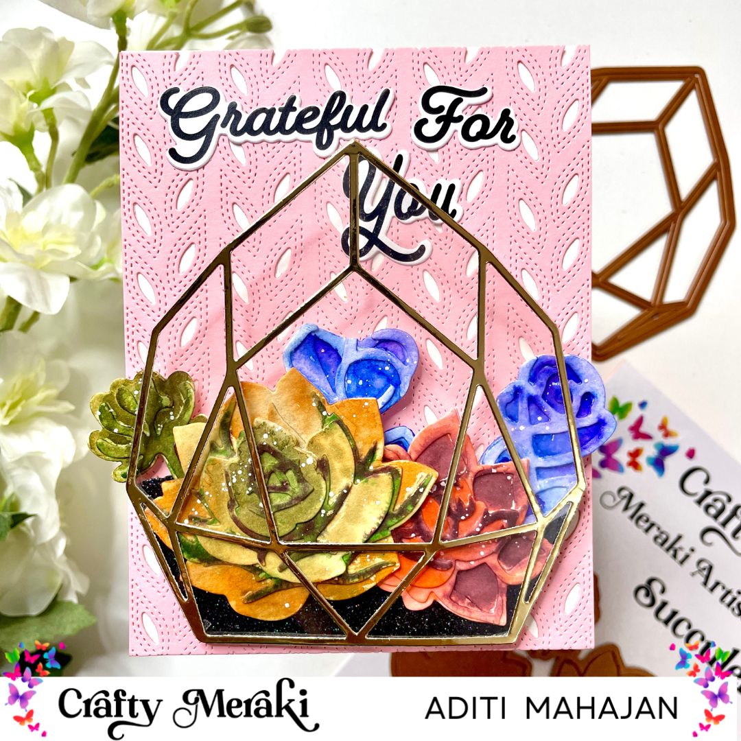 Scenic Cards with Die Cuts | New Release Succulents