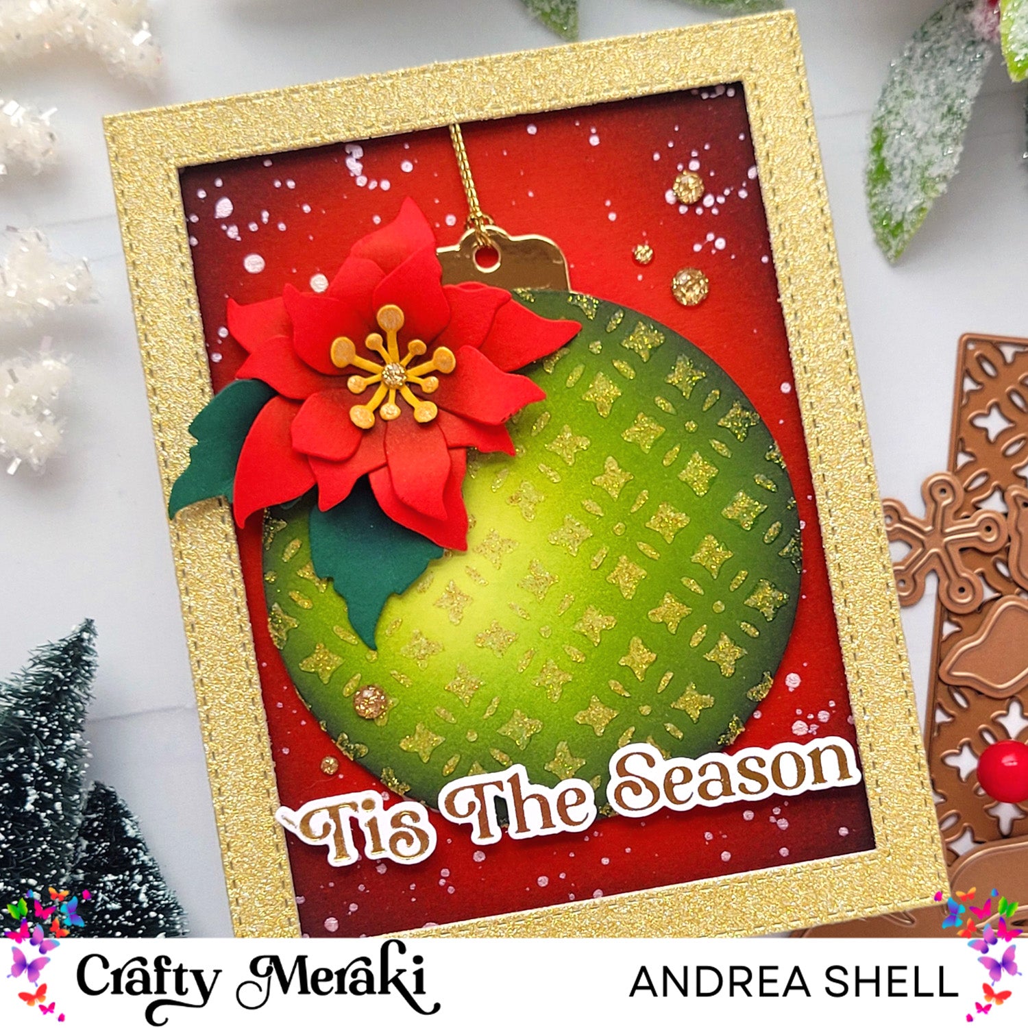 Tis the Season: Using Dies for Stencils