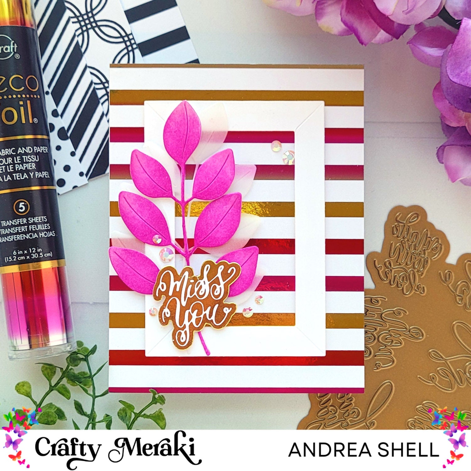 Miss You | Inspiration with the New Effortless Shimmer Paper Packs