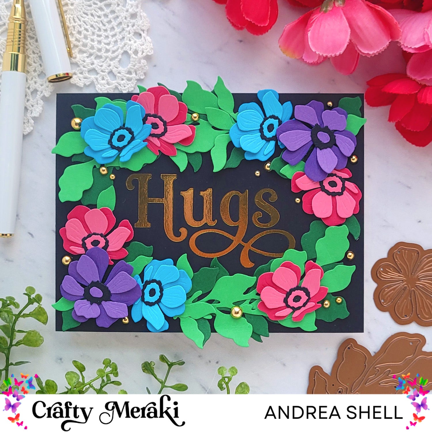 Vibrant Floral Wreath