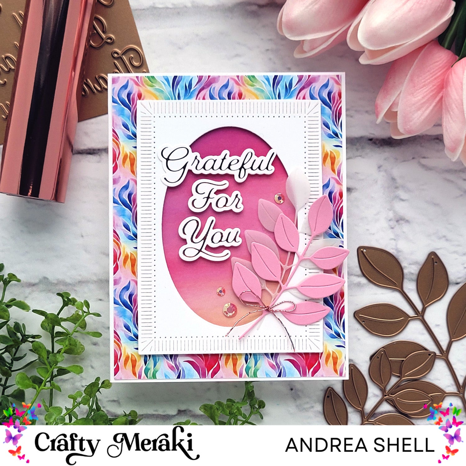 Elegant Gratitude and New Patterned Paper