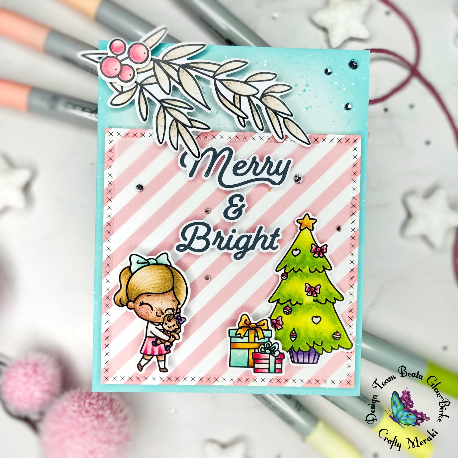 Last-minute card made with EAP