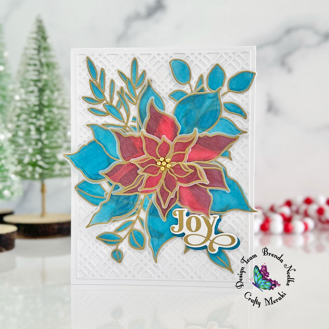 Joy - Adding Color to Vellum with Brenda