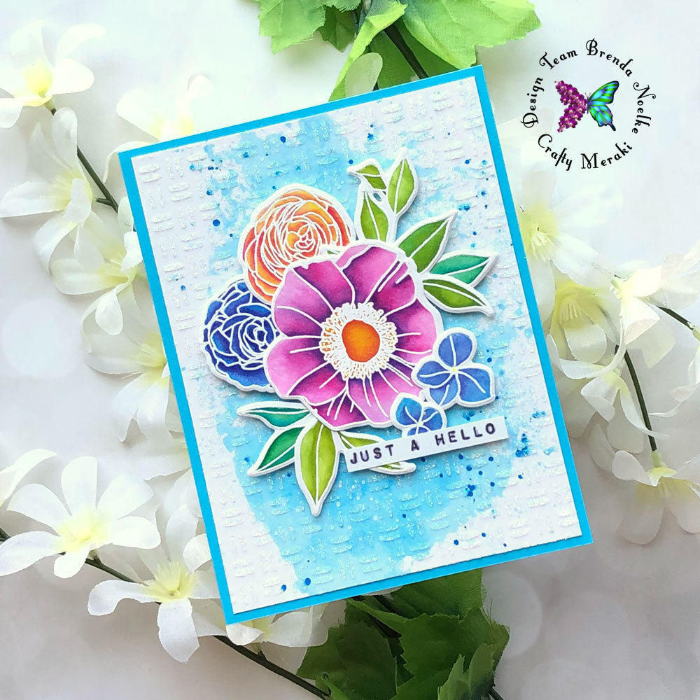 WOW factor with Brenda using the Crafty Meraki Watercolor kit and Brenda