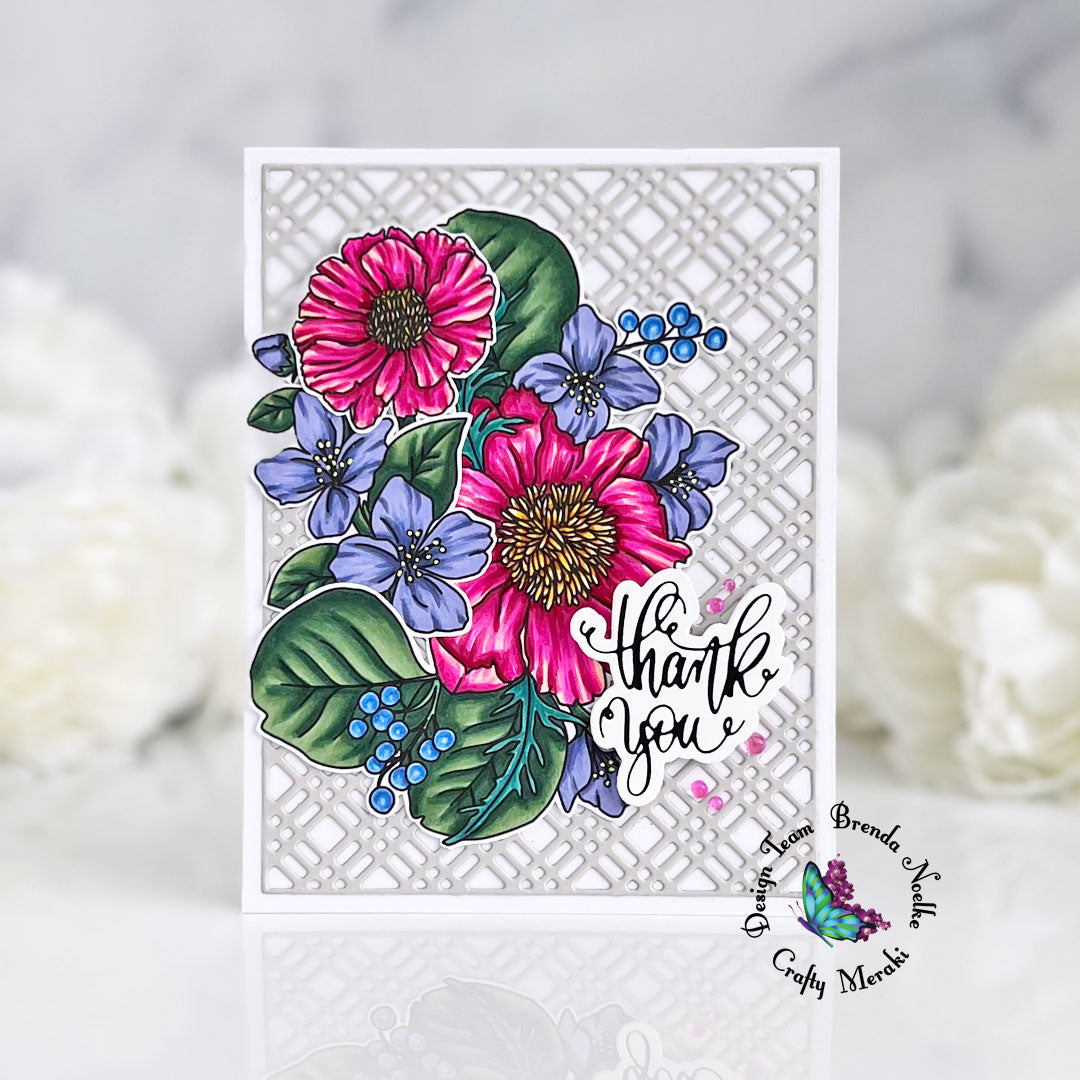 Thank You by Brenda - Adding Texture to a Background