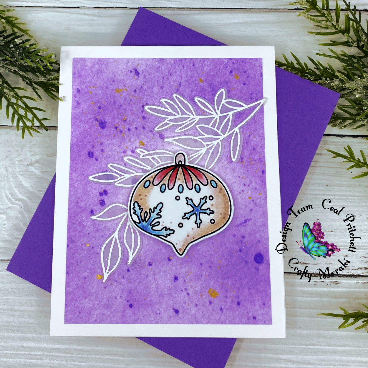 Evergreen Elegance with Vellum