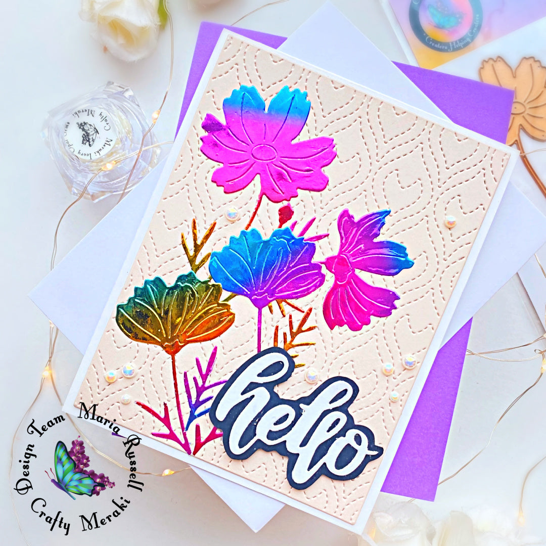 Foiled Flowers by Maria