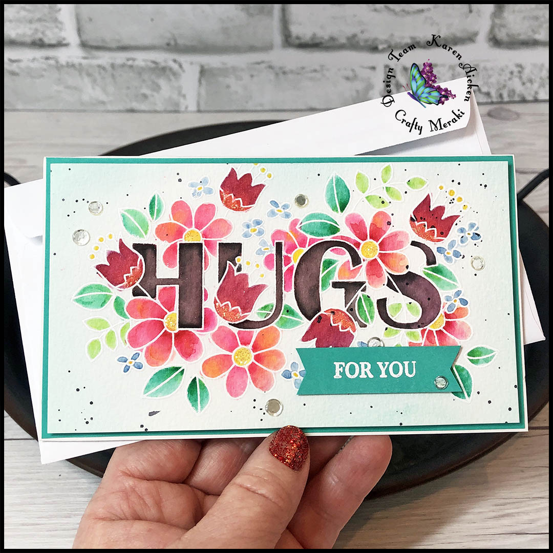 For You- mini slimline card by Karen