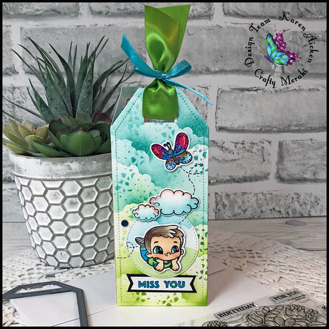 Miss you- interactive card by Karen