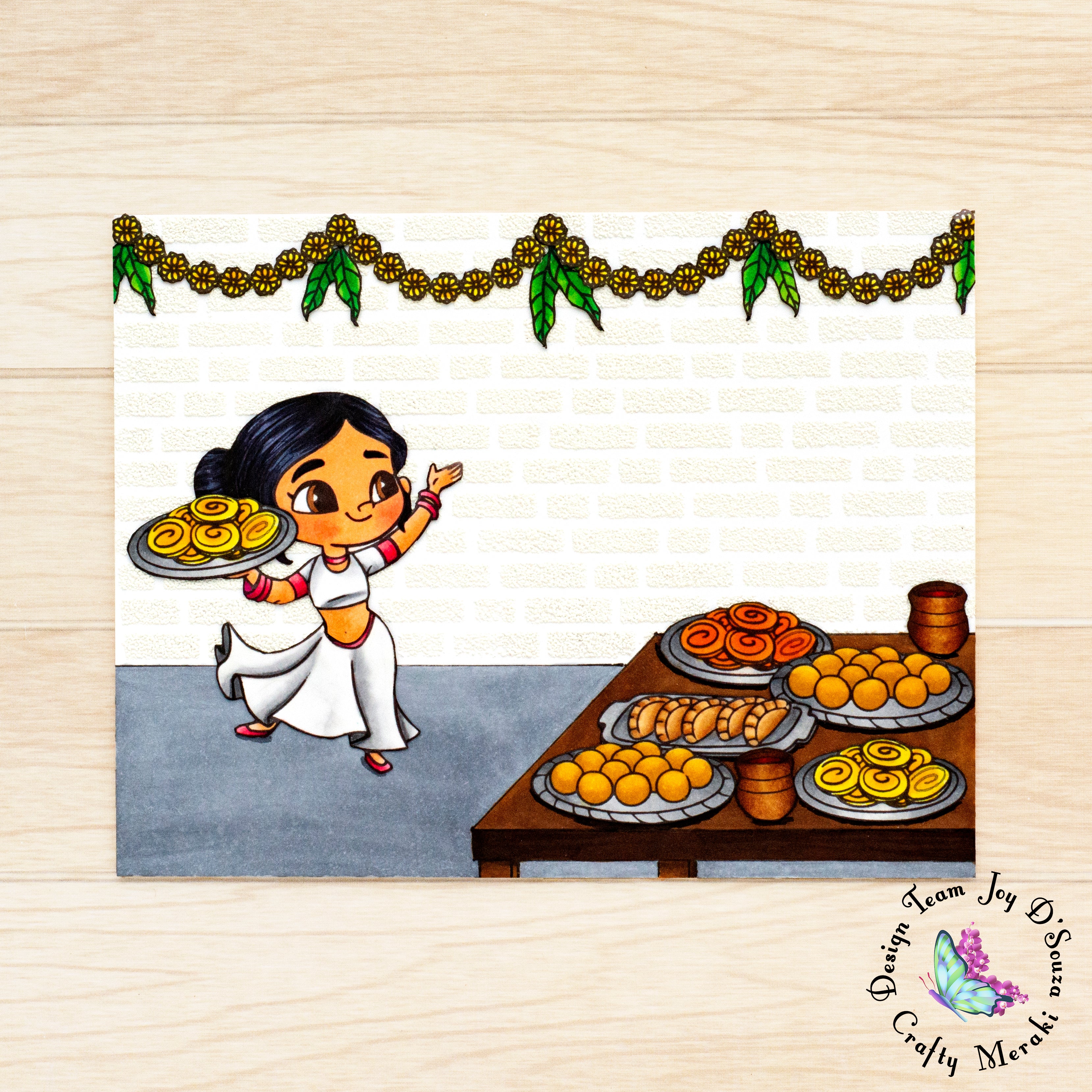 Festive card by Joy