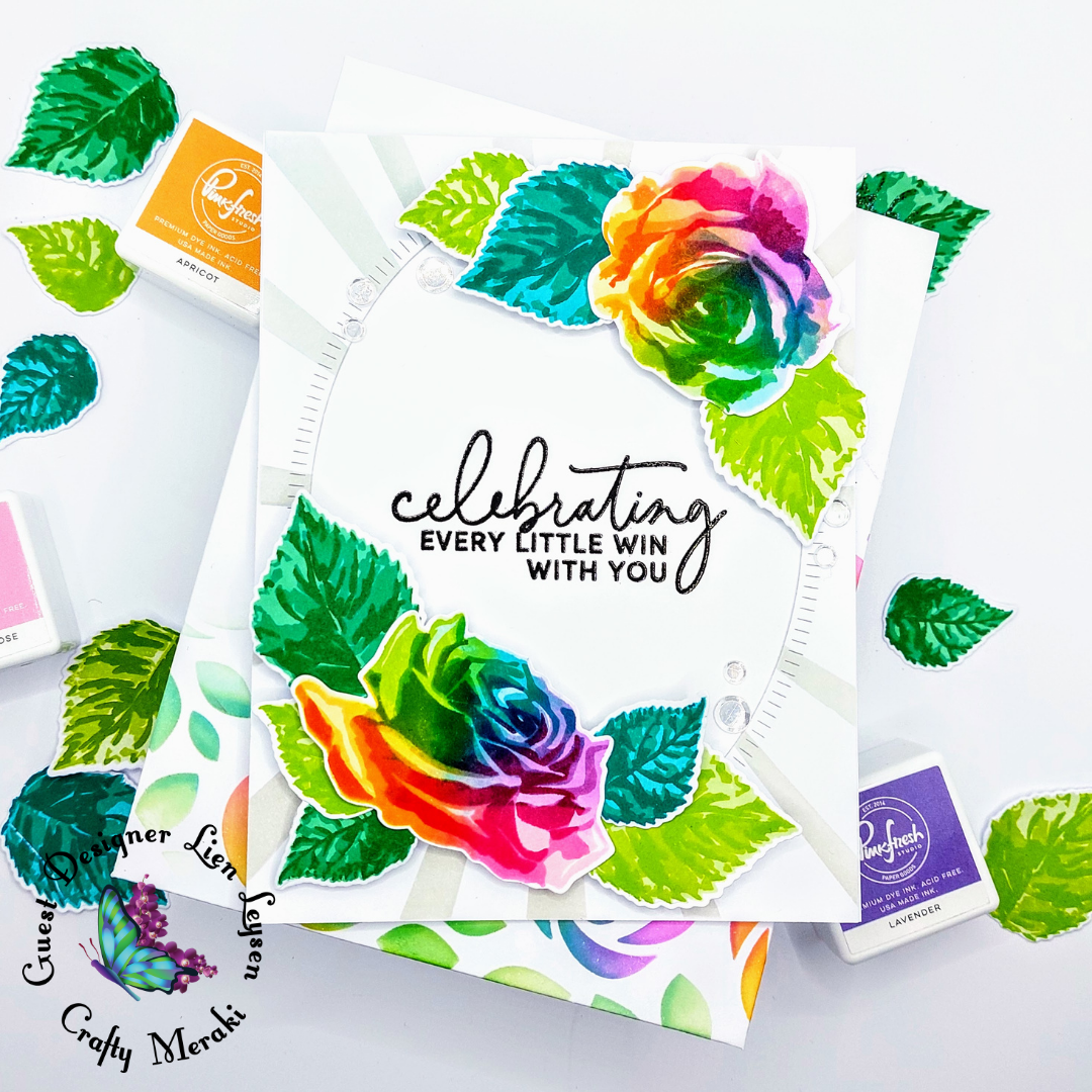 Rainbow roses by Lien Leysen