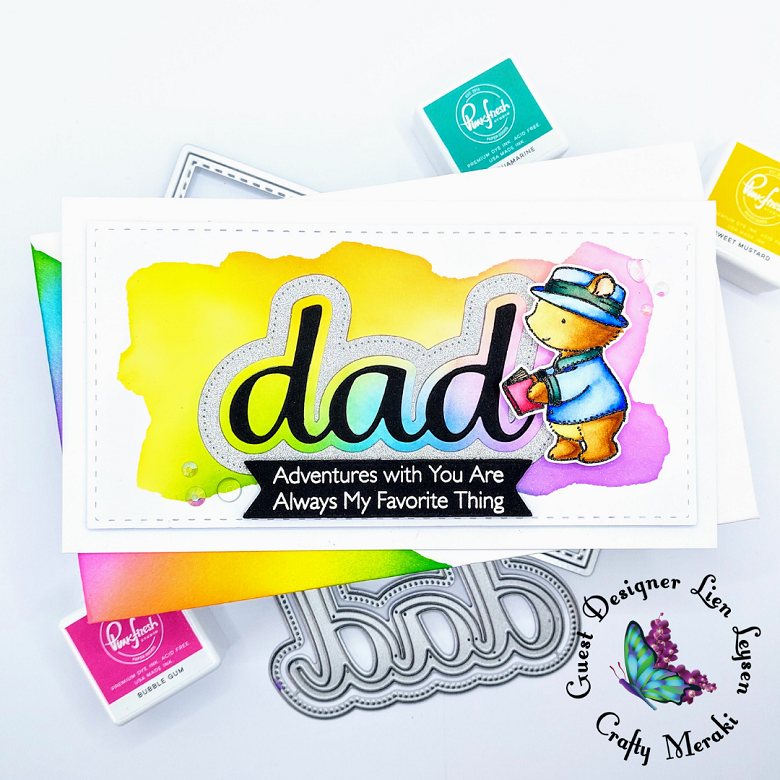 Mini Slimline Rainbow Adventure by Lien Leysen