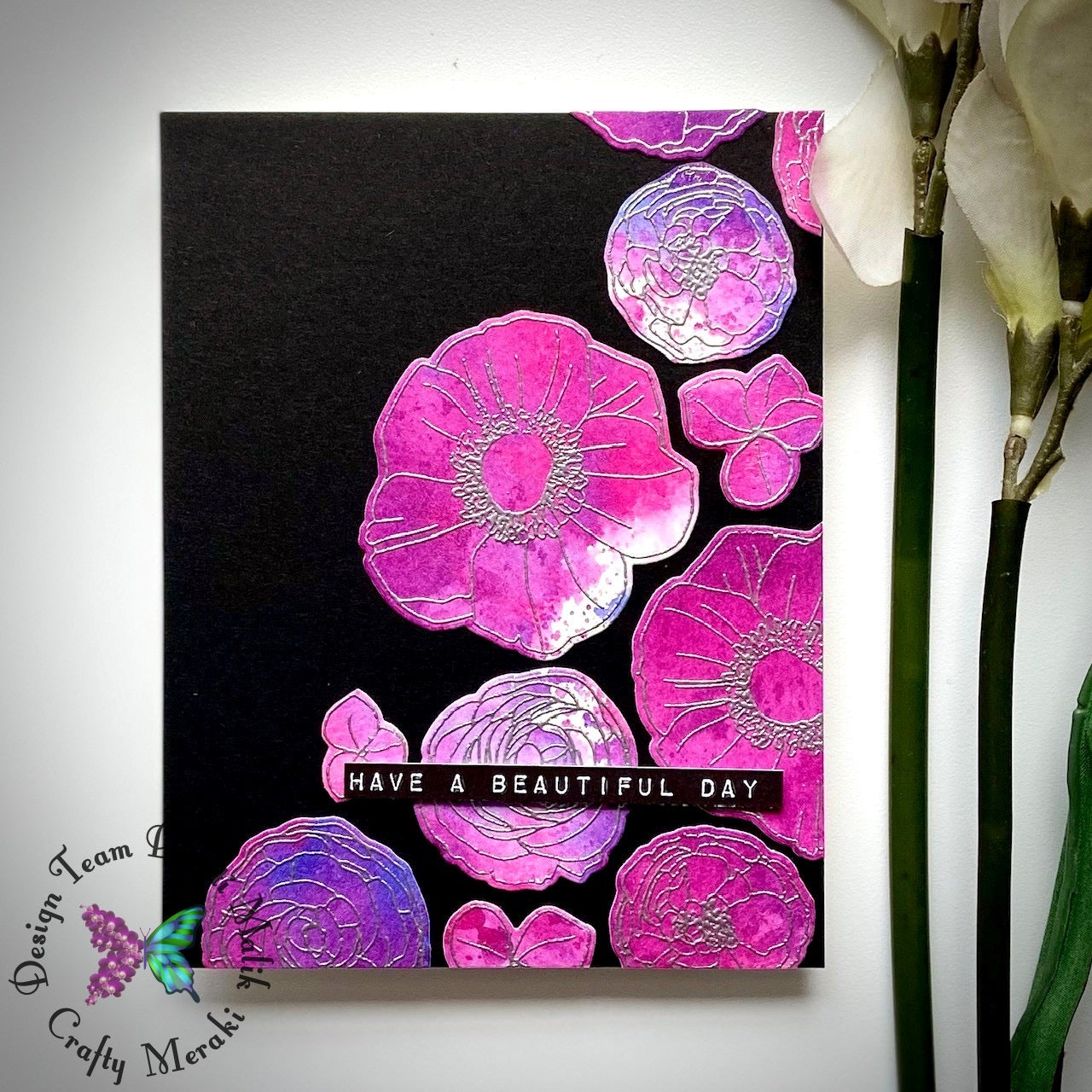Deepti creates with the Crafty Meraki Special Edition Watercolor kit