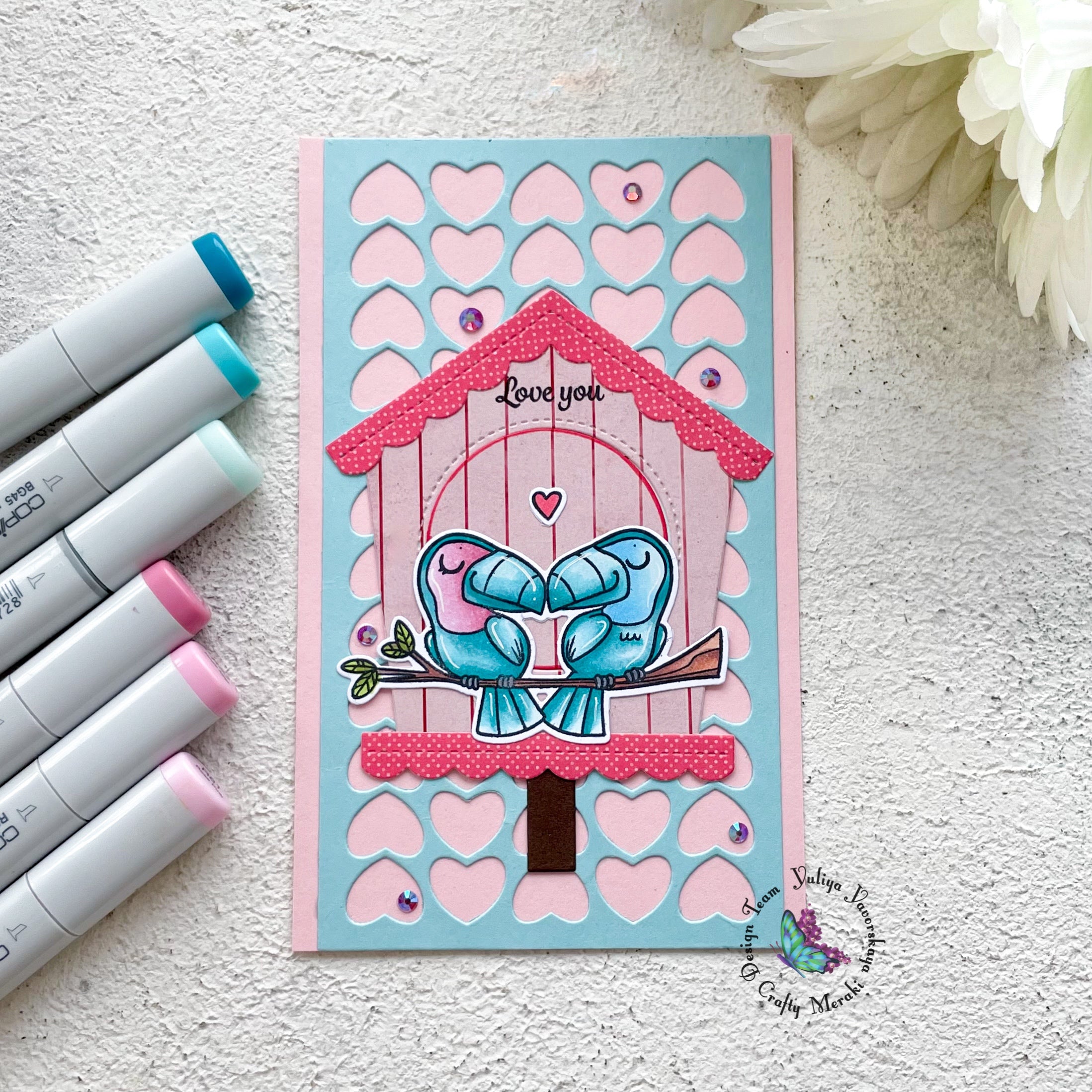 I Love You card from Yuliya