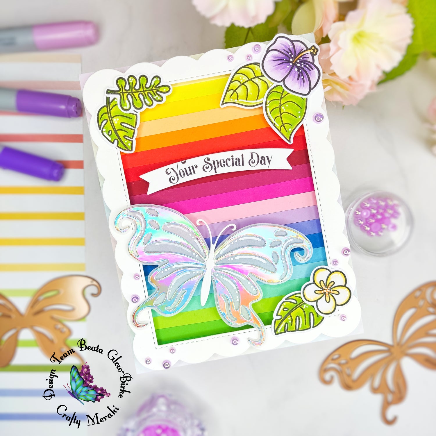 In the colors of the rainbow