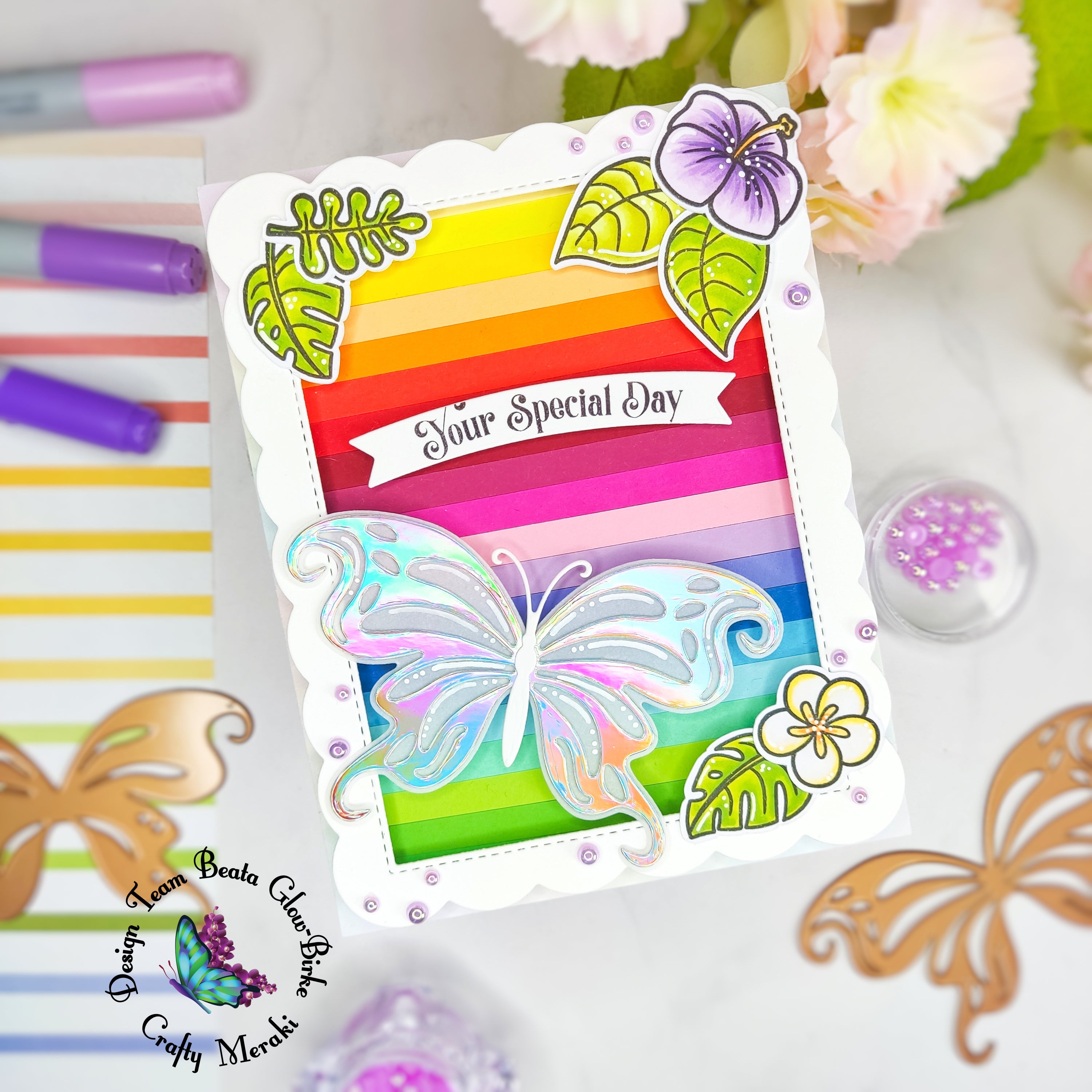 In the colors of the rainbow