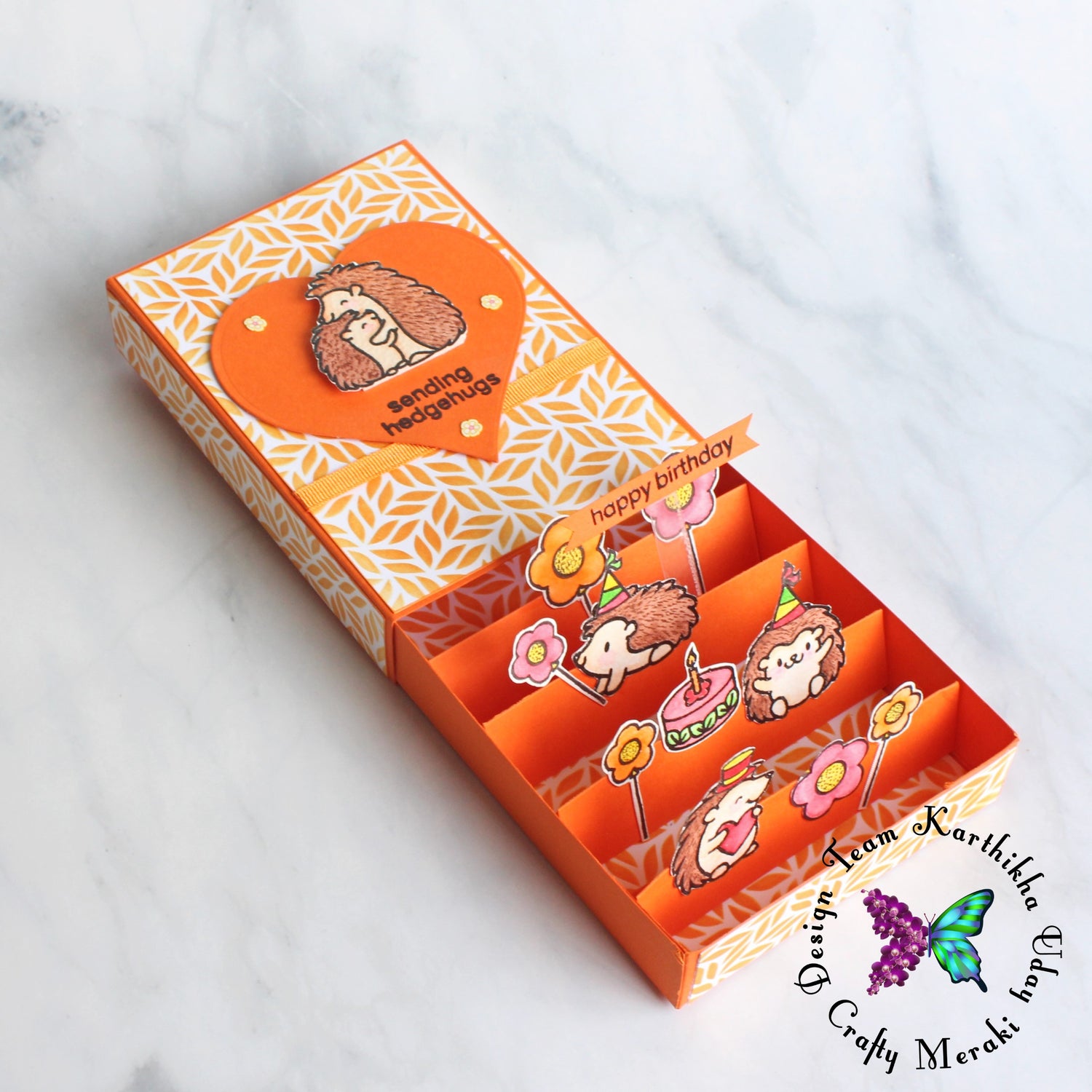 MATCHBOX popup card!!! and CRITTERS!!!! with Karthikha