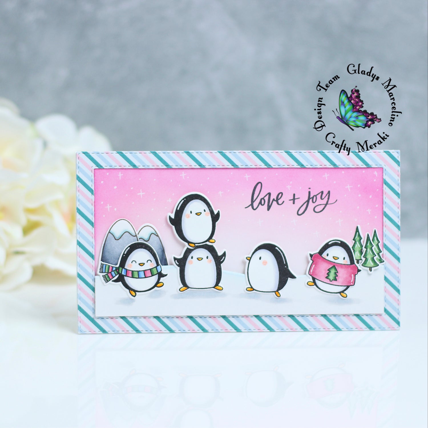 Love and Joy card by Gladys