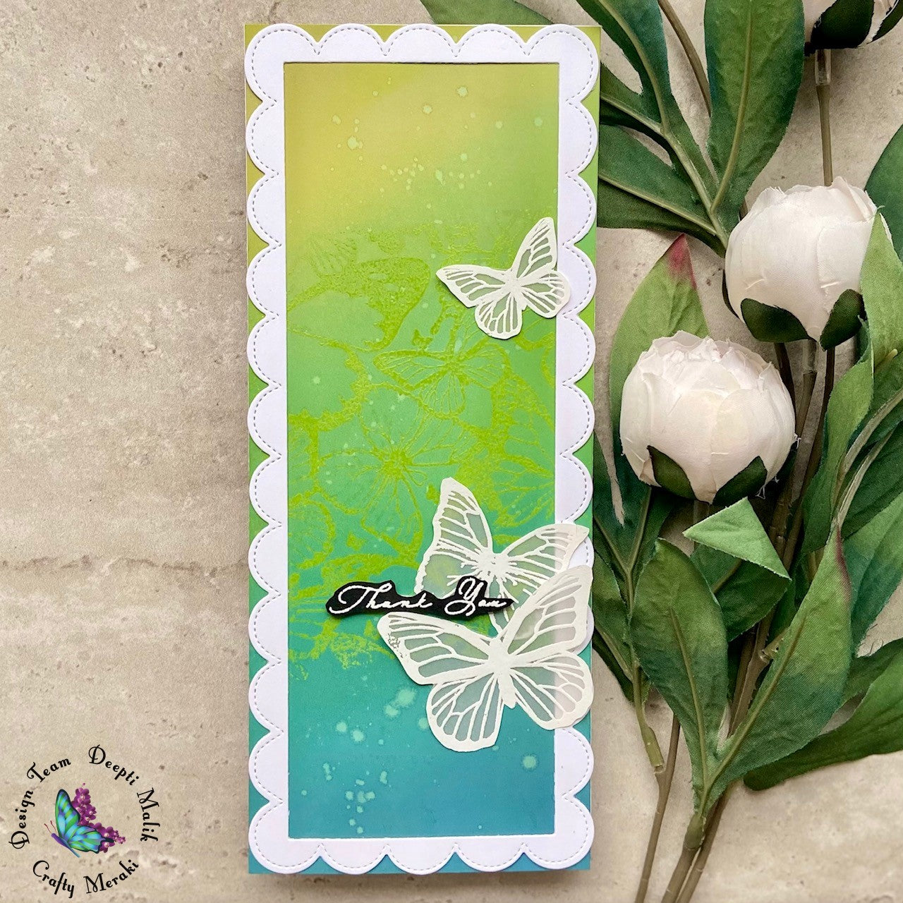 Thank you card by Deepti