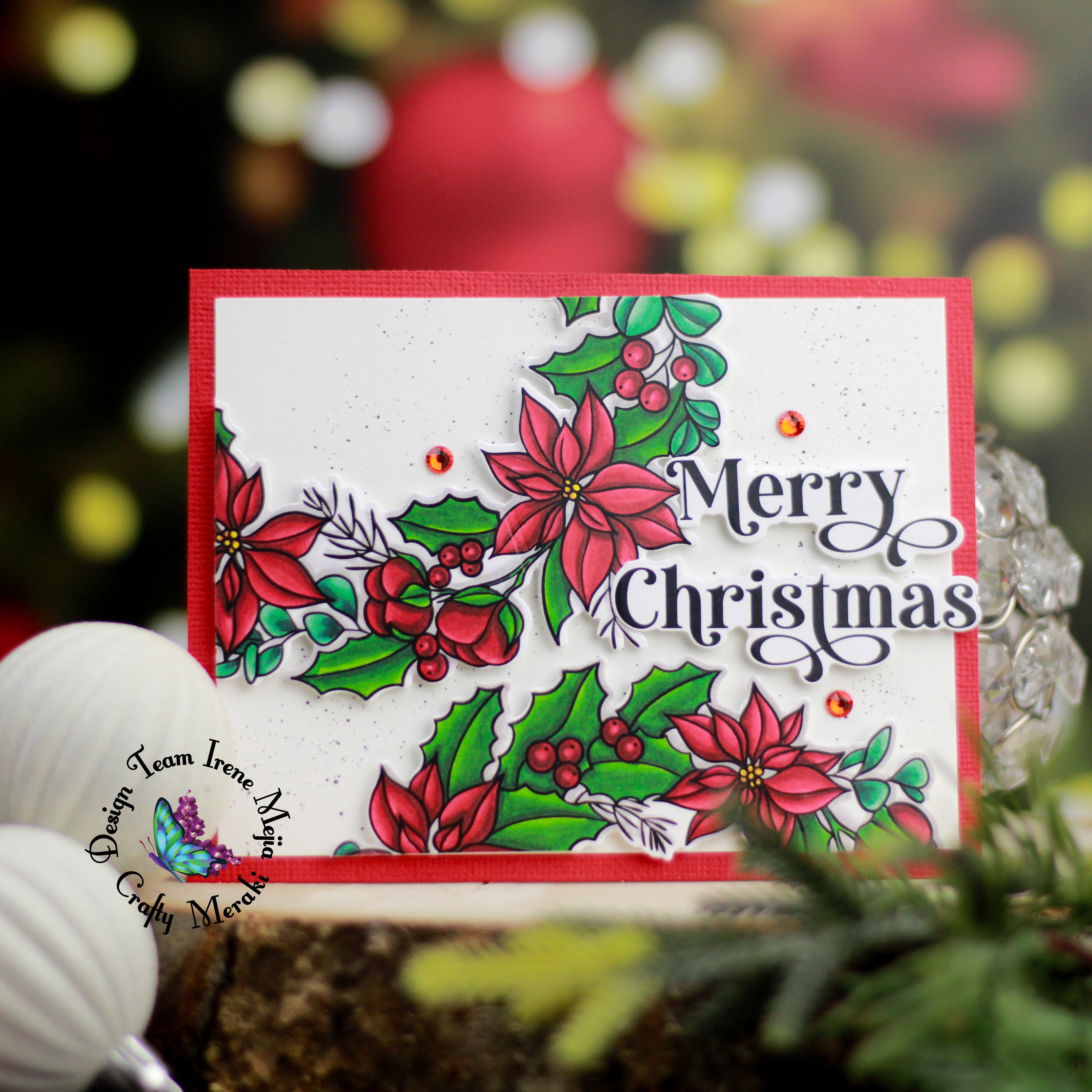 Three Quick and Easy Christmas Cards by Irene