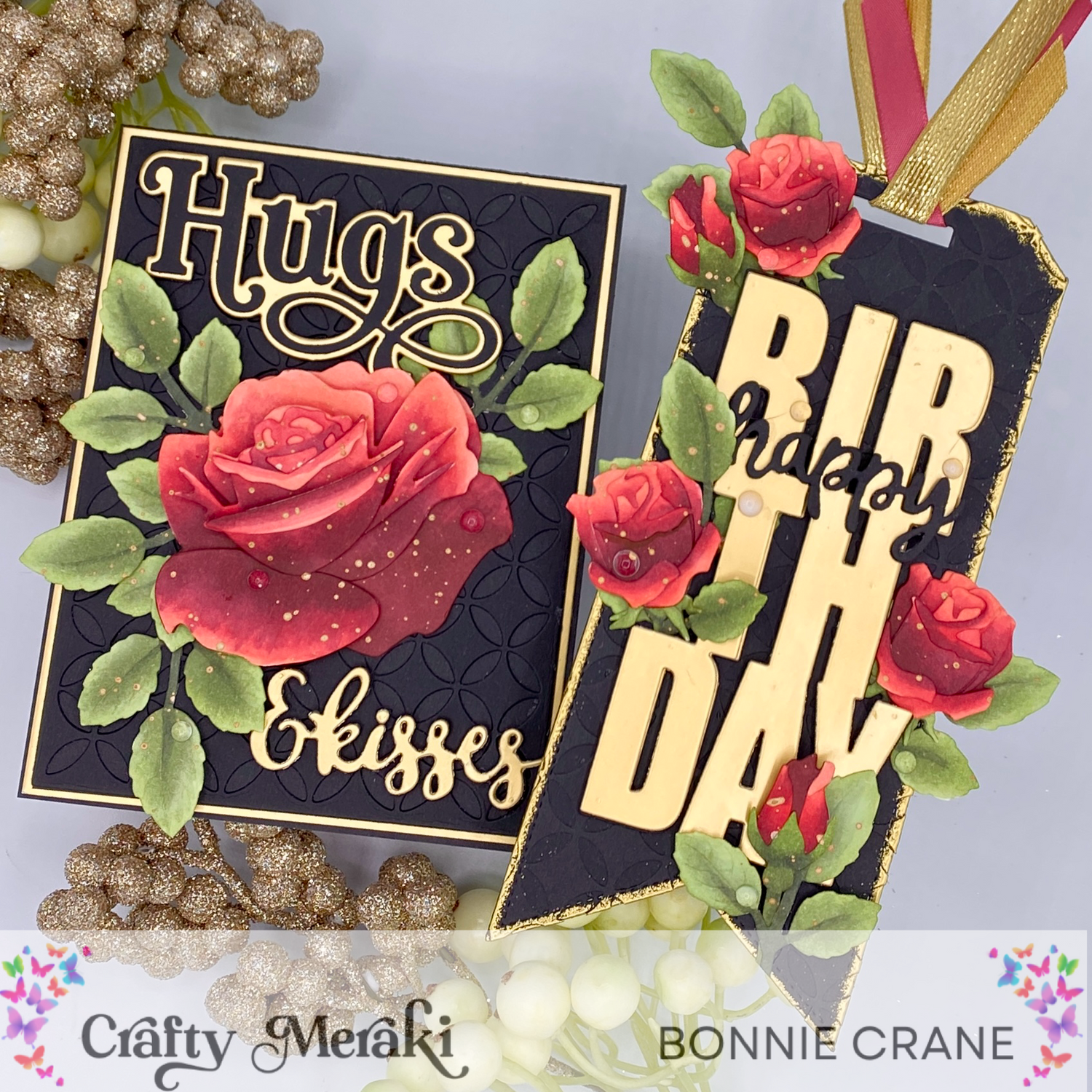 Happy Birthday Wishes with Classic Red Roses