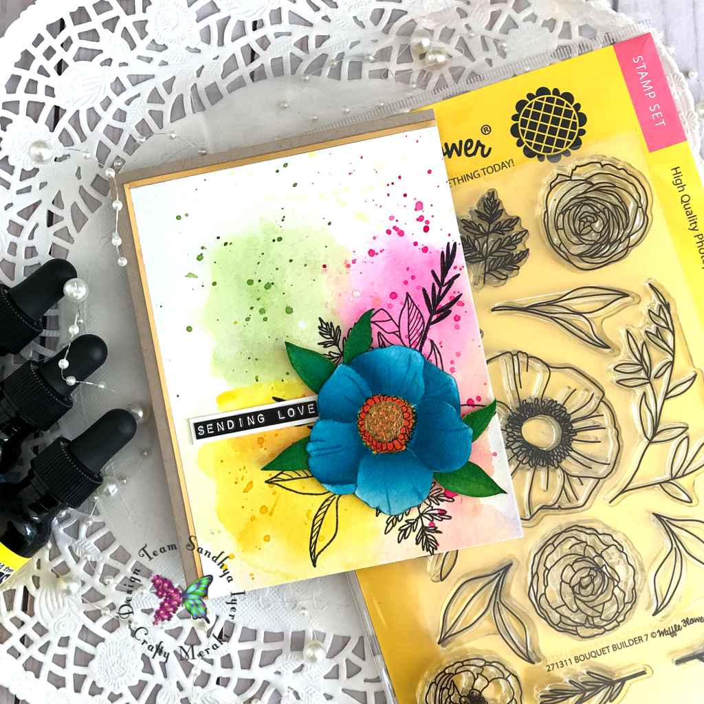 Crafty Meraki Special Edition Watercolor Kit Project 6 with Sandhya