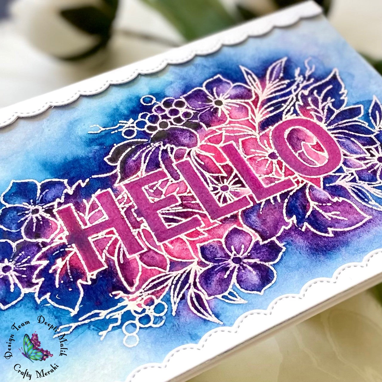Floral Hello by Deepti!