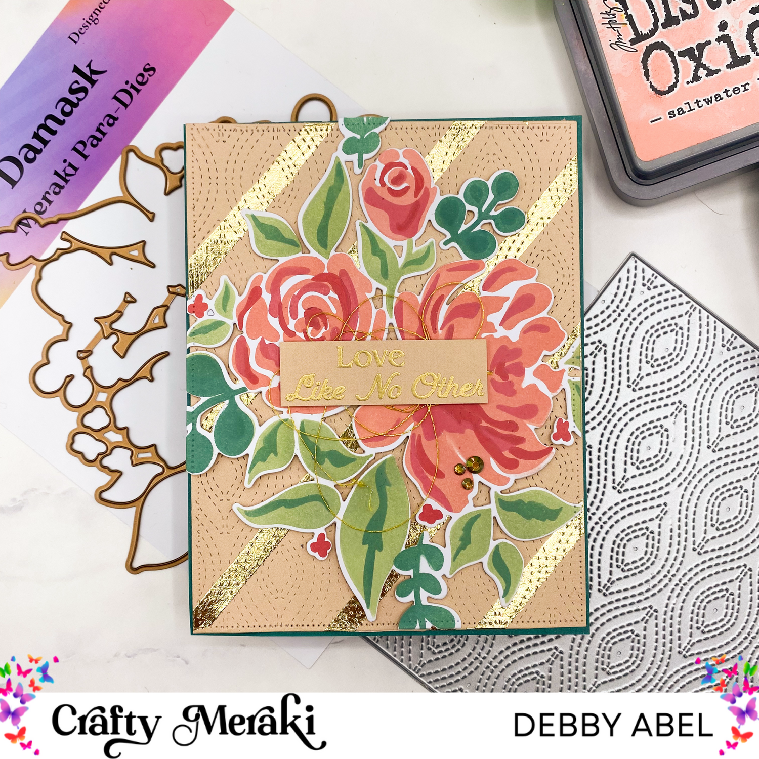 Fake hotfoiled background