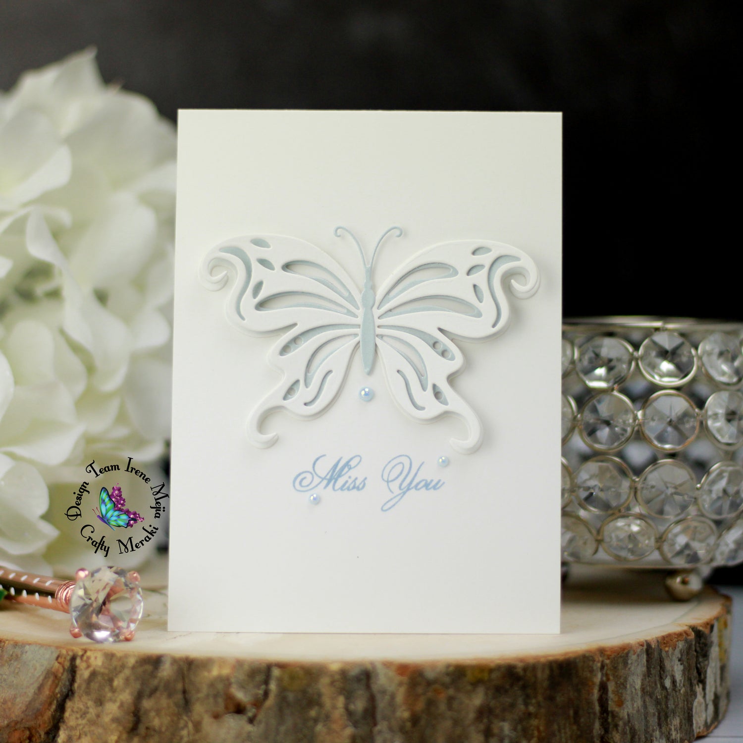 Miss you card by Irene