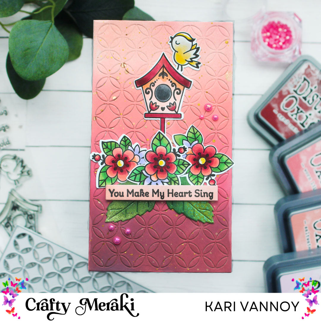 Tweet Love Mini Slimline Card