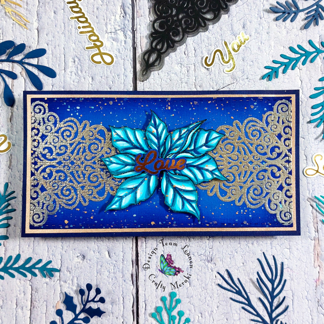 Turn your tree stamp into an arabesque background