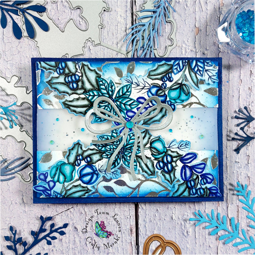 Frosty Foiled Wreath