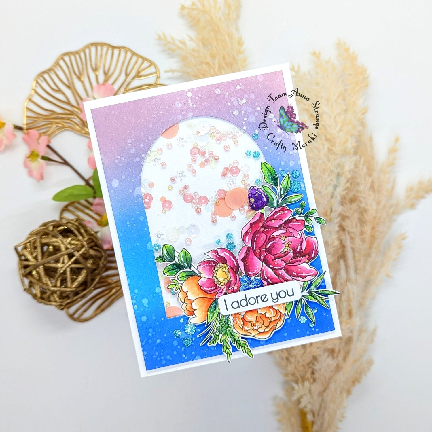 Shaker love card by Anna