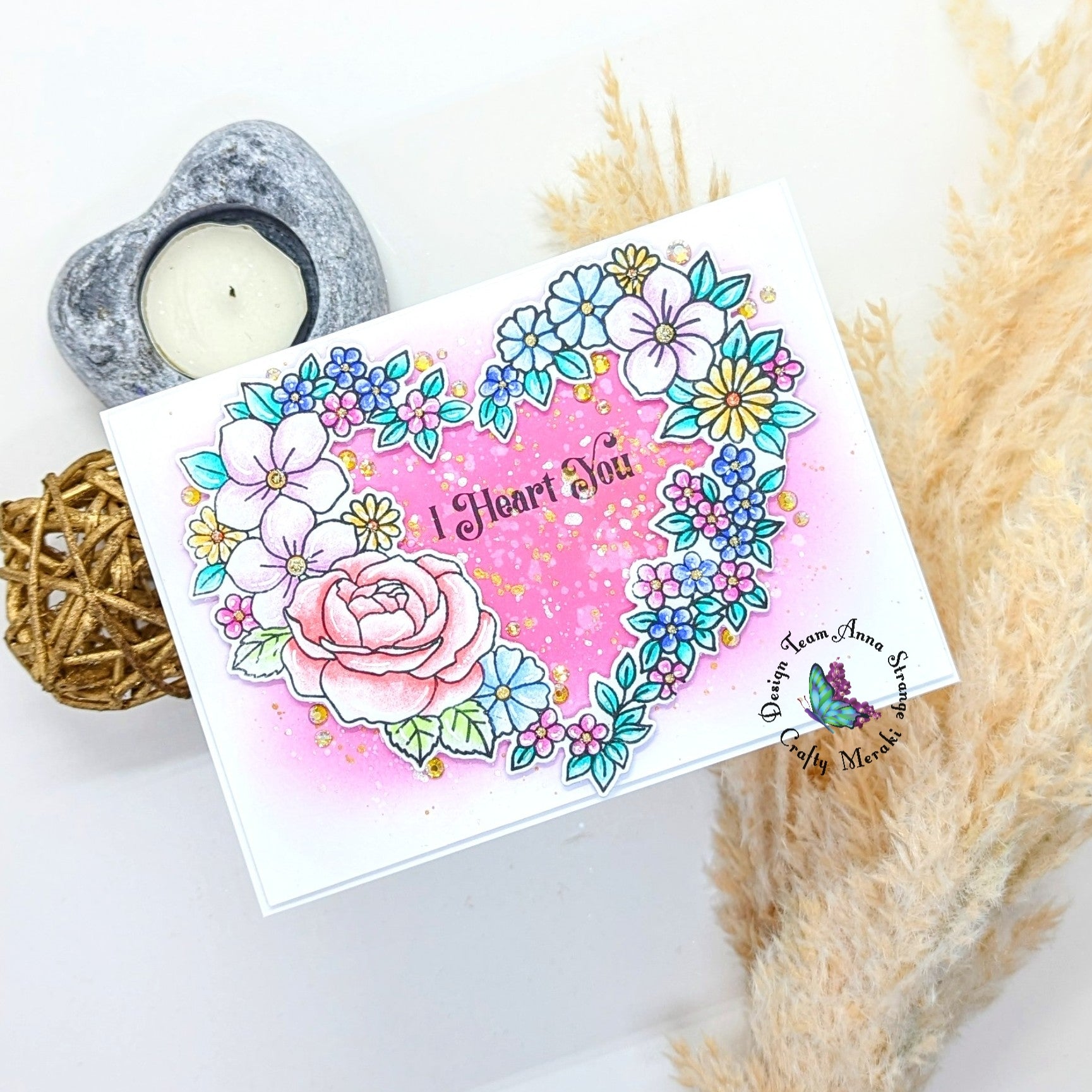 Loving Heart card by Anna